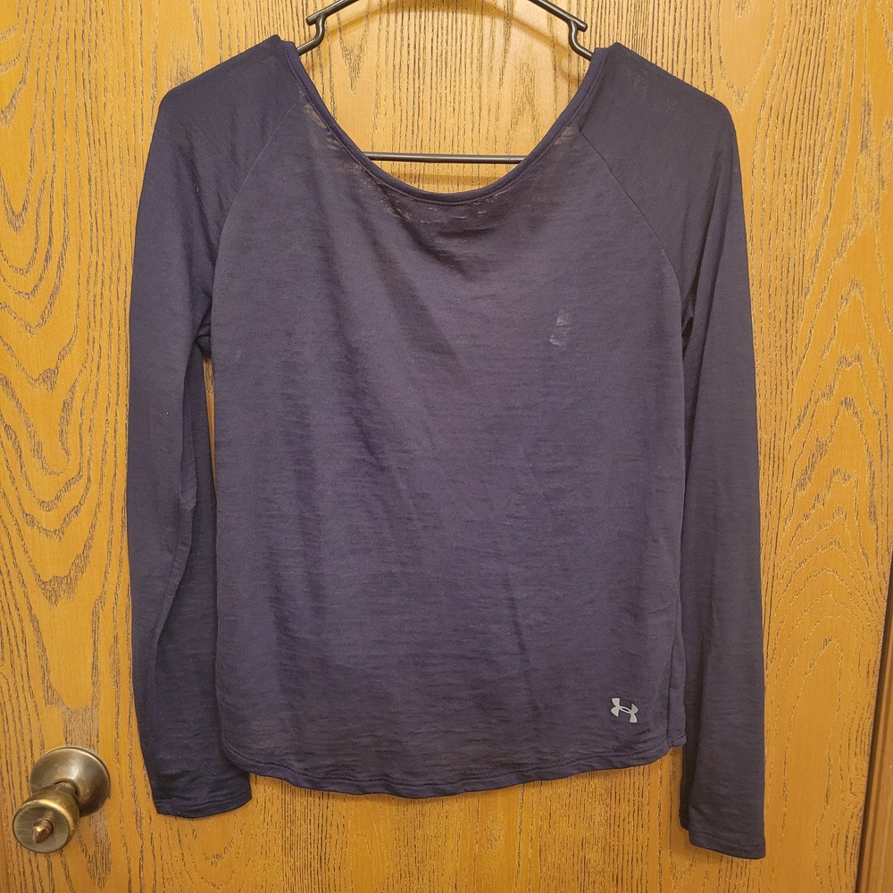 Under Armour Women's Navy Long Sleeve Top